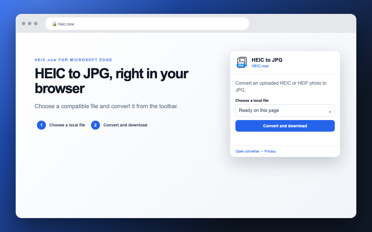 HEIC to JPG overview