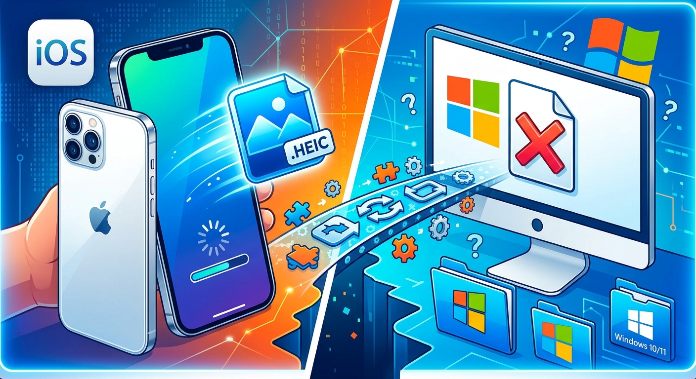 Why HEIC Photos from Your iPhone Won't Open on Windows and How to Fix It