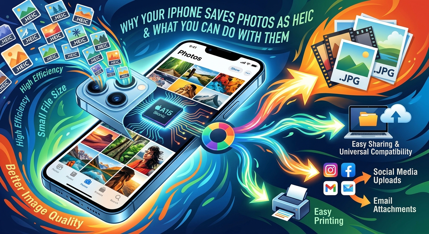 Why Your iPhone Saves Photos as HEIC and What You Can Do With Them