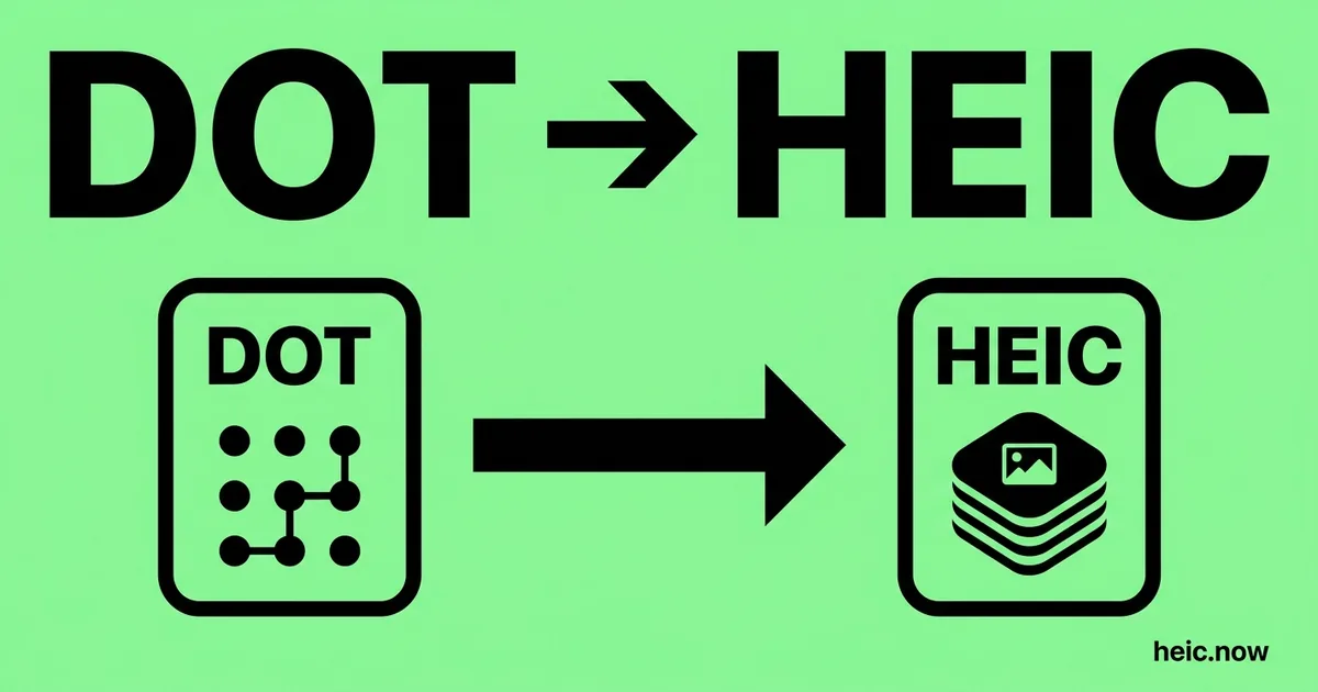 Convert DOT to HEIC Online Free