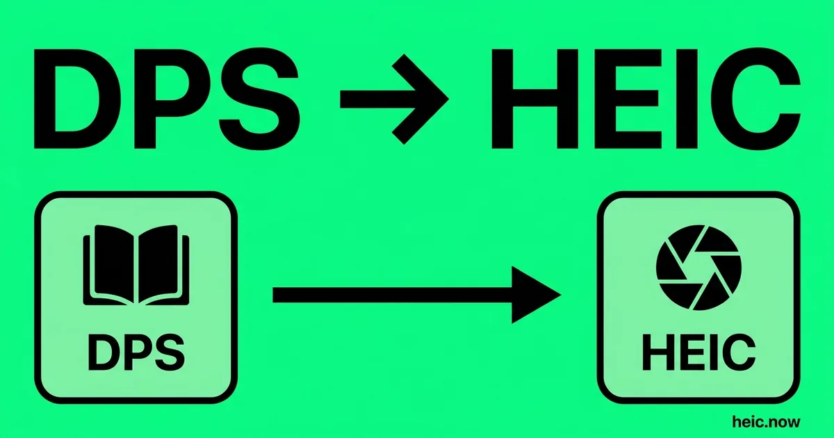 Convert DPS to HEIC Online Free