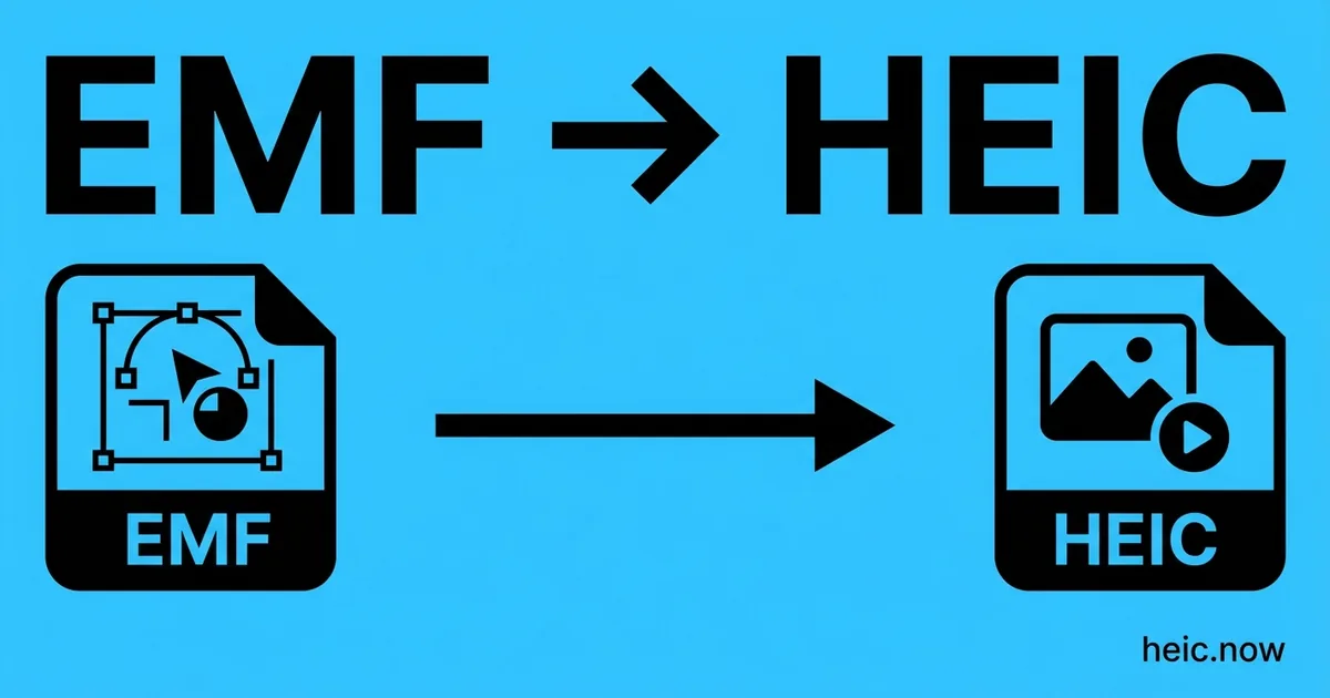 Convert EMF to HEIC Online Free
