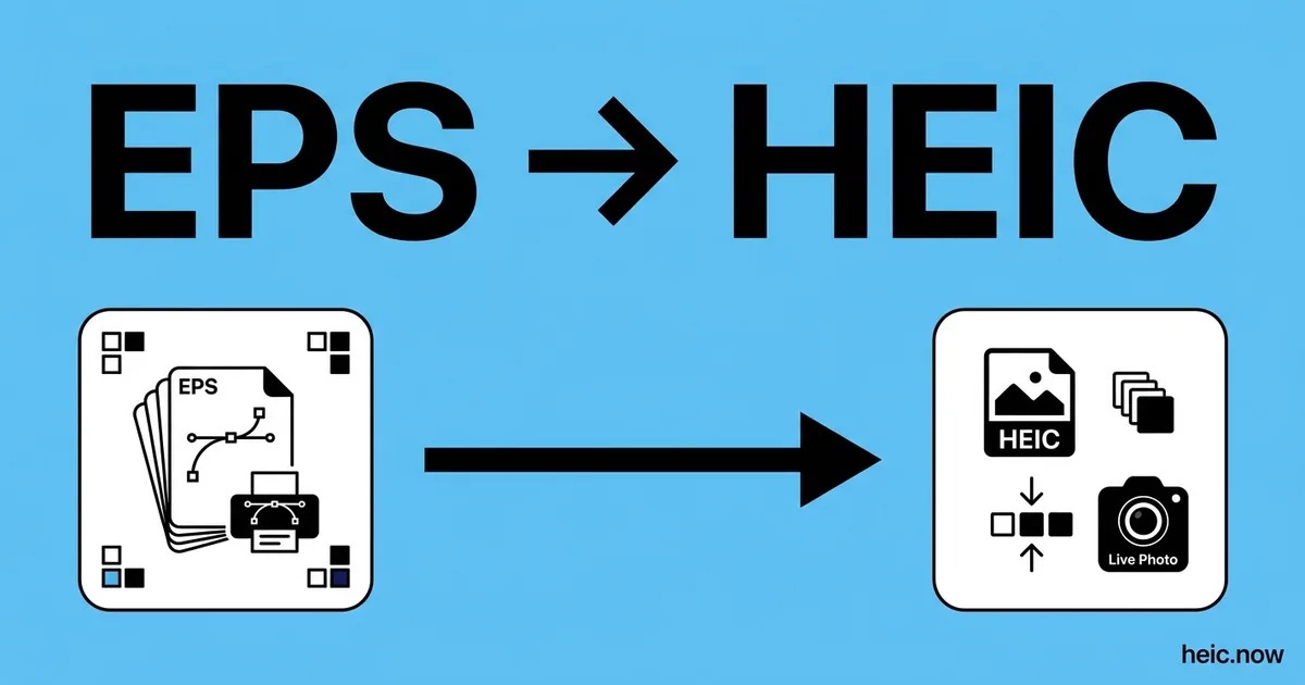Convert EPS to HEIC Online Free