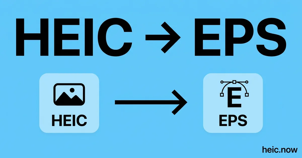 Convert HEIC to EPS Online Free