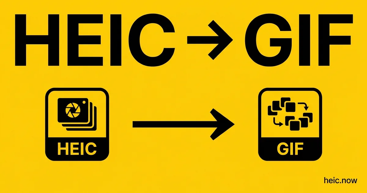 Convert HEIC to GIF Online Free