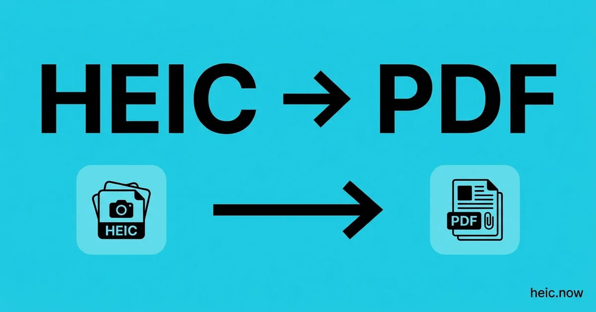 Convert HEIC to PDF Online Free