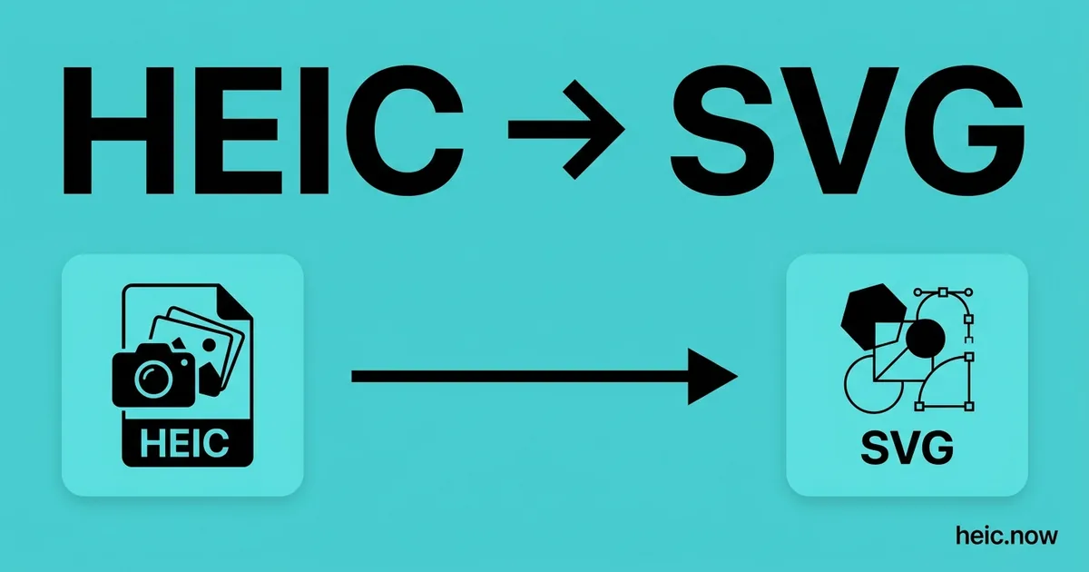 Convert HEIC to SVG Online Free