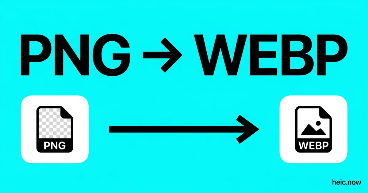 Convert PNG to WebP Online Free